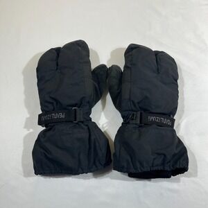 Pearl Izumi Lobster Cycling Mittens Black Size L Winter Warm Split Finger Gloves